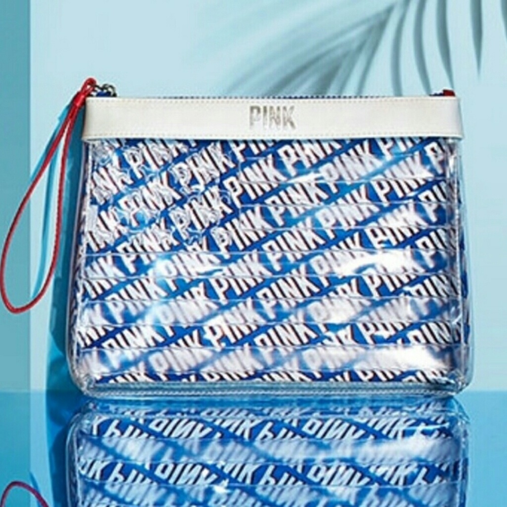 Victoria secret pink red, white and chill bag